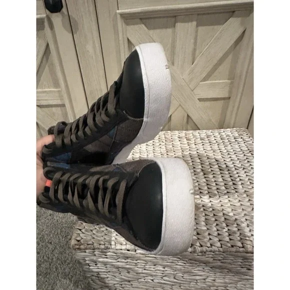 EUC Nike Blazer Black Super Blazer High Premium 316382-002 Rare 2007 Size 9 - Picture 7 of 9